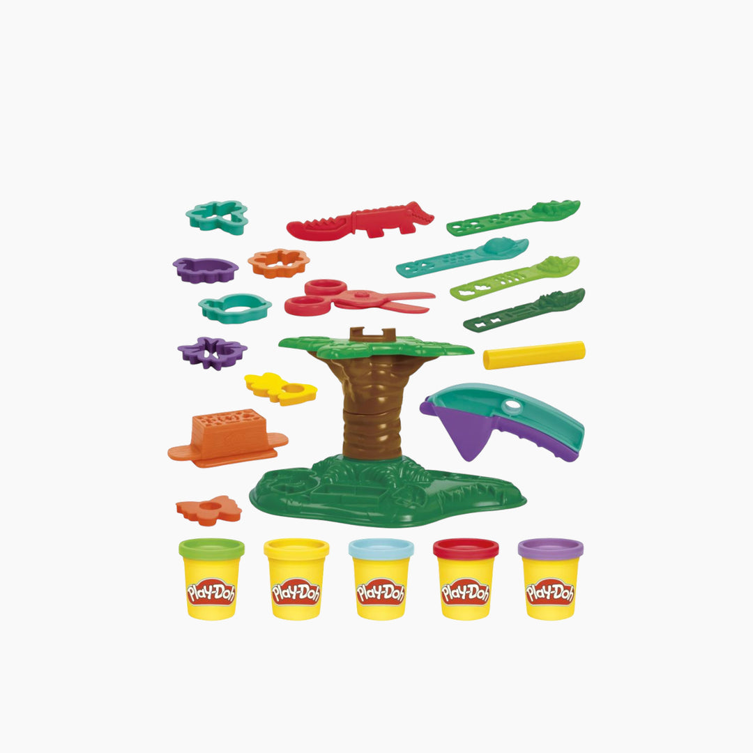 Hasbro Play-Doh Treetop Creations Playset with interactive tree structure