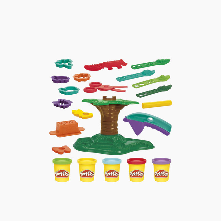Hasbro Play-Doh Treetop Creations Playset with interactive tree structure