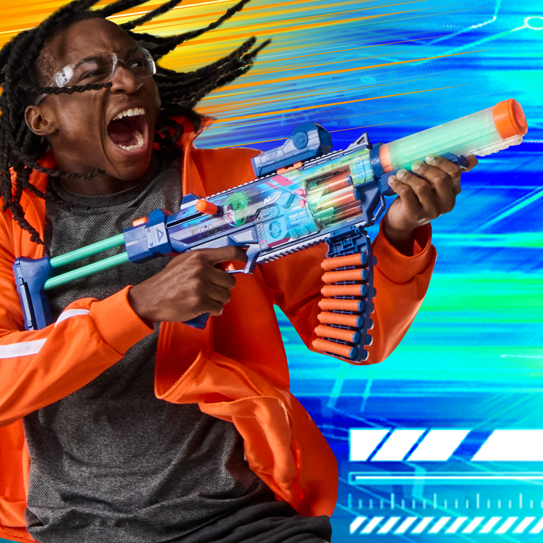 Hasbro Nerf Cyberlight Ghost Blaster - HUNA