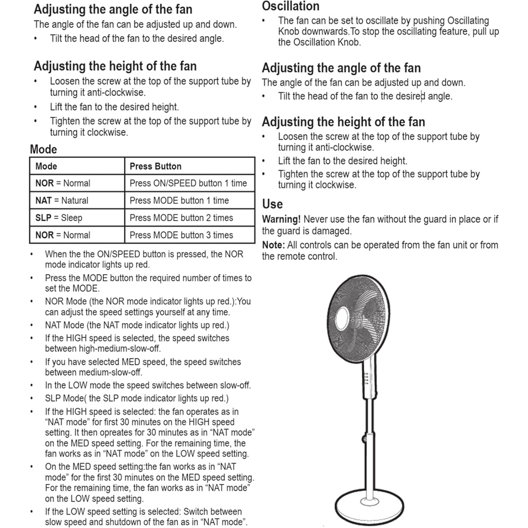 Black &amp; Decker 16-inch black stand fan