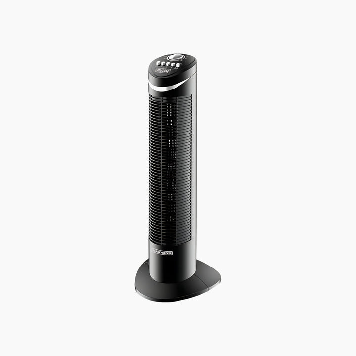 Black &amp; Decker 60W tower fan with 65° oscillation