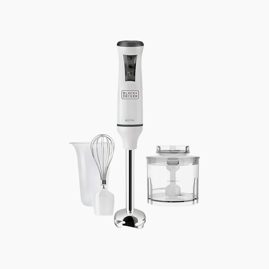 Black + Decker 400W Stick Blender w Chopper and Whisk
