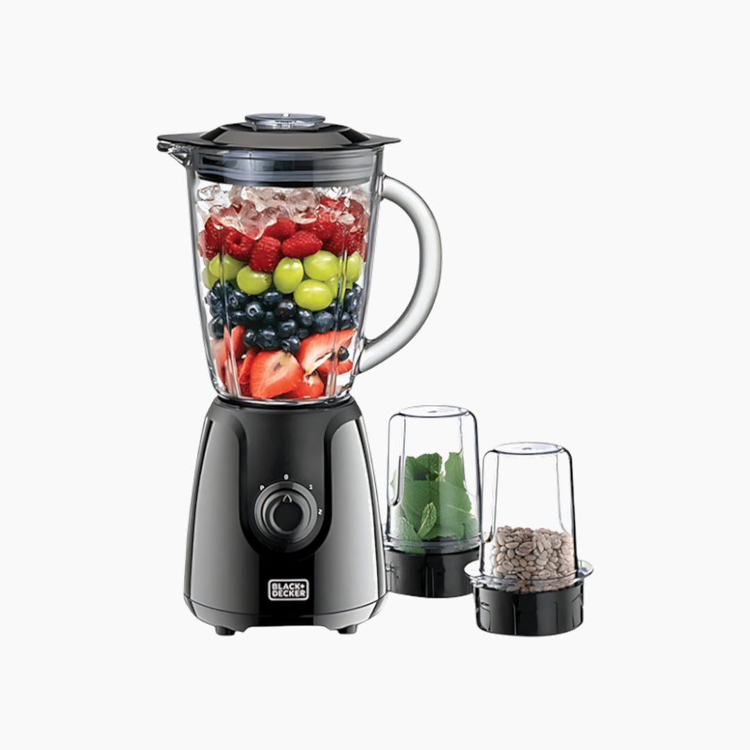 Black &amp; Decker Blender with 2 Grinder Mills 400W
