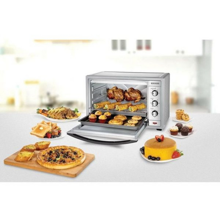 Black &amp; Decker Double Glass Toaster Oven 62L