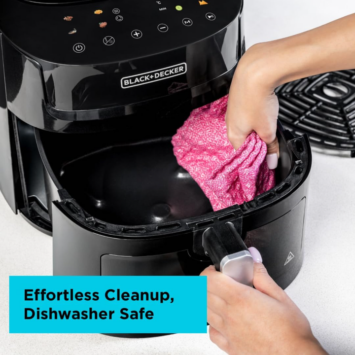 Black &amp; Decker Digital Aerofry With Window 7.2l