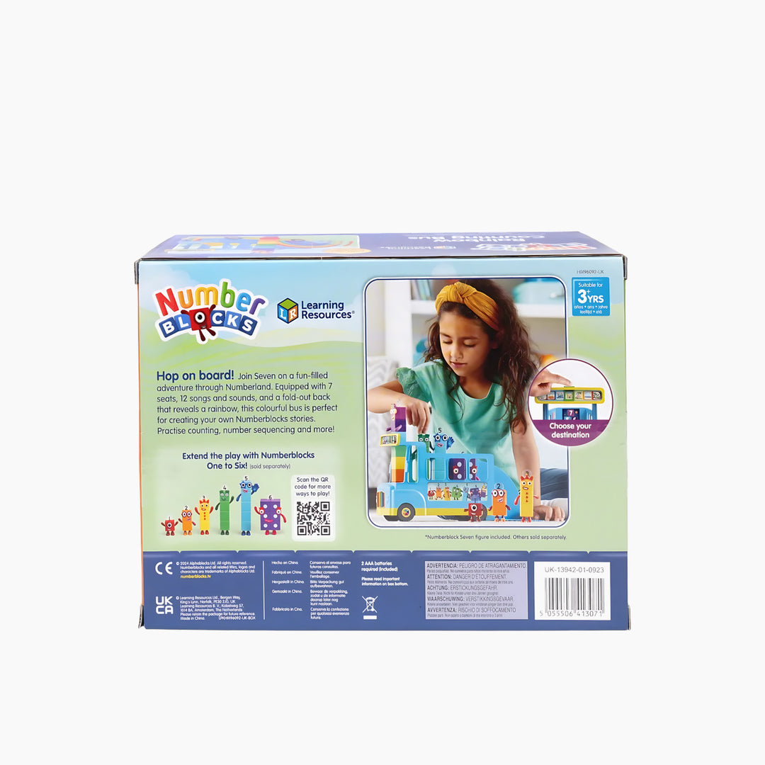 Numberblocks Rainbow Counting Bus Toy