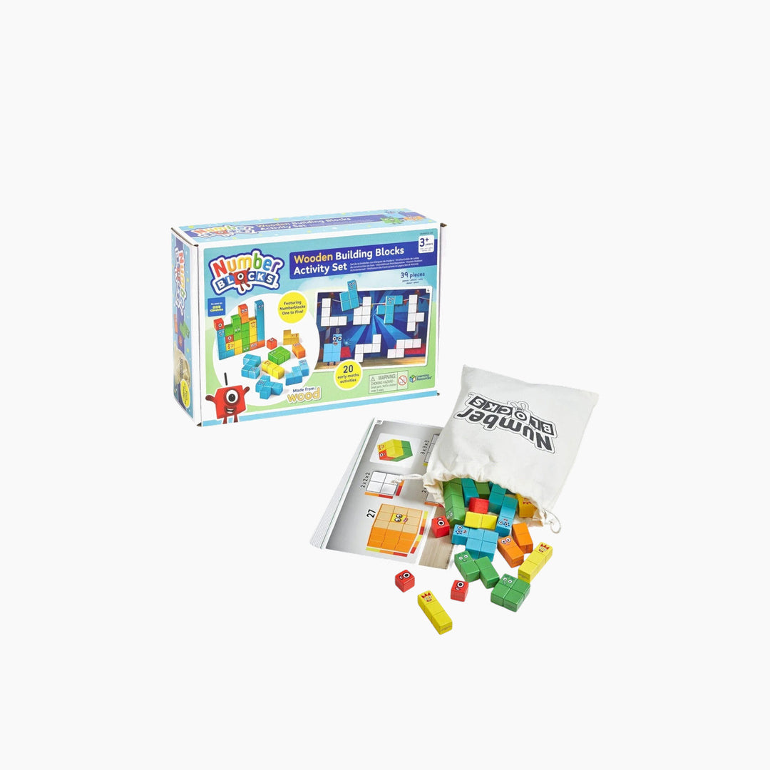 Numberblocks Wooden Building Blocks Activity Set