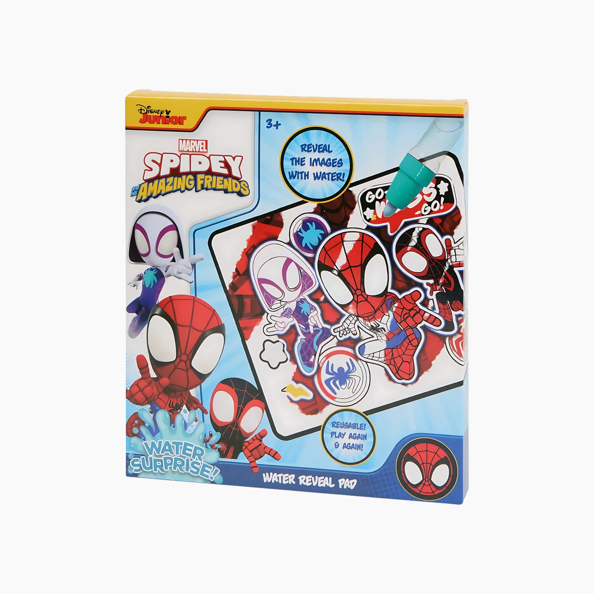 Sambro Spidey and Friends magic water colouring book with reusable pages