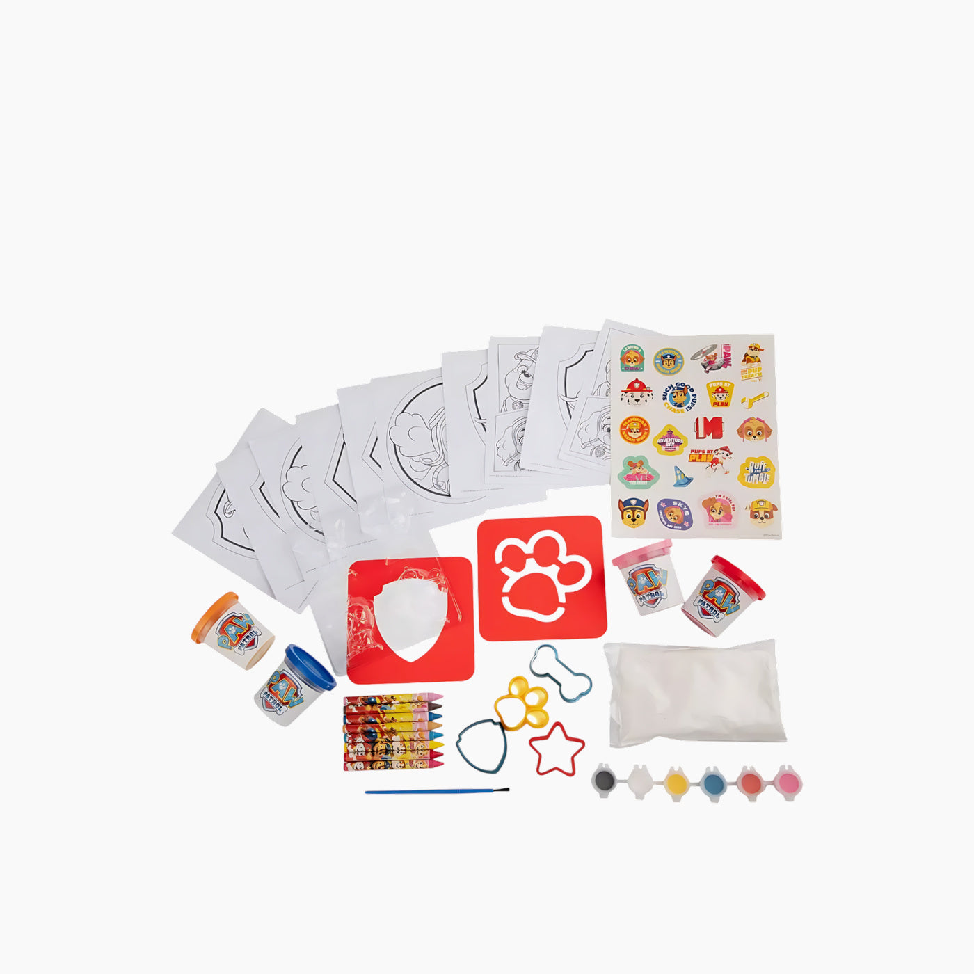 Paw Patrol pull along activity trolley with art supplies