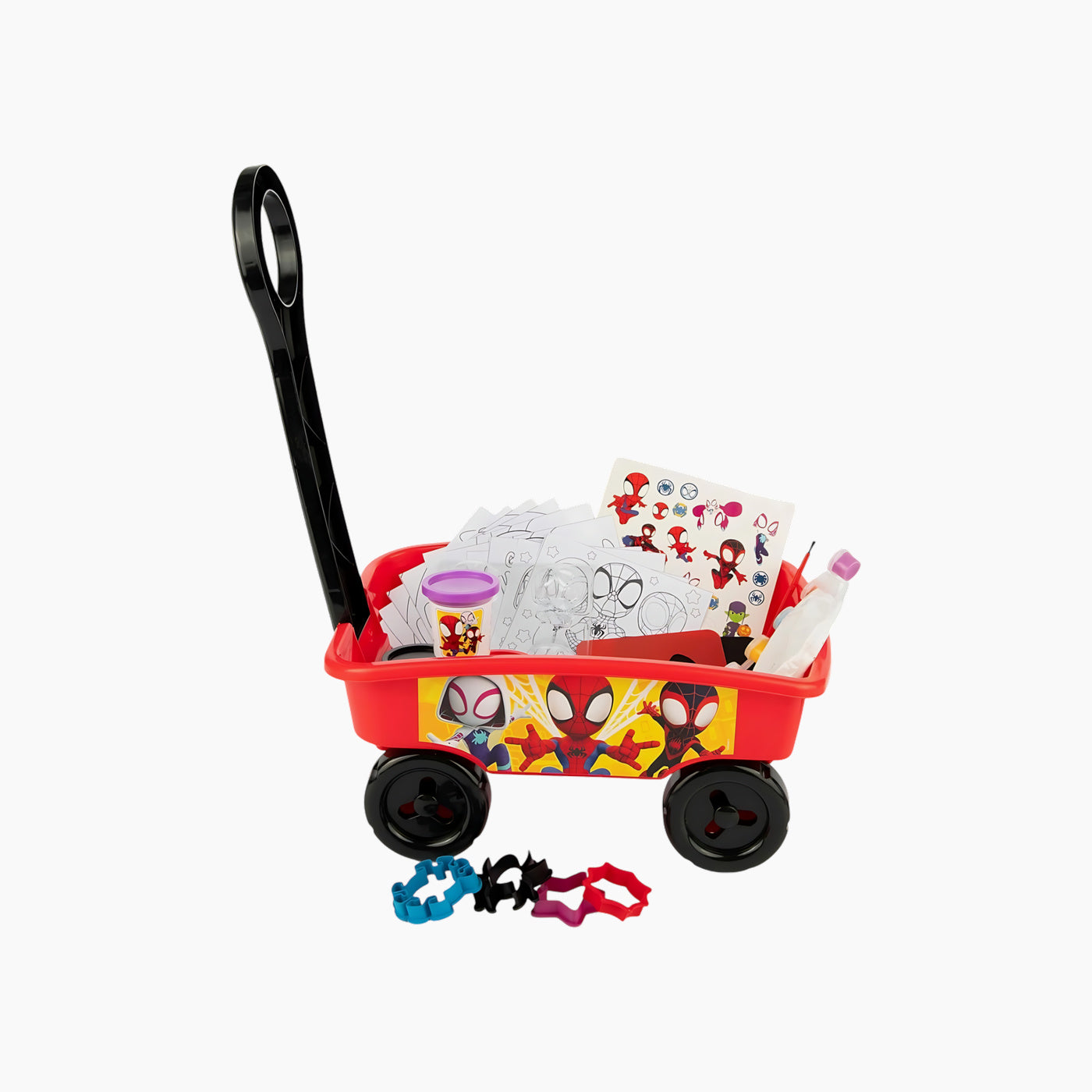 Sambro Spidey pull along activity trolley with creative tools