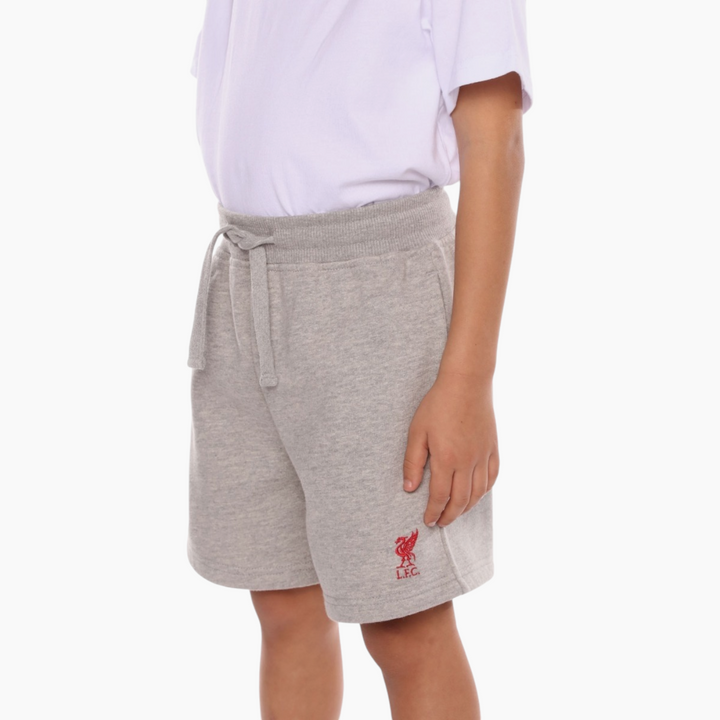 Liverpool Junior Grey Sweat Short- 11-12