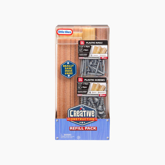 LITTLE TIKES Creative Construction Wood, Nails and Screw undle