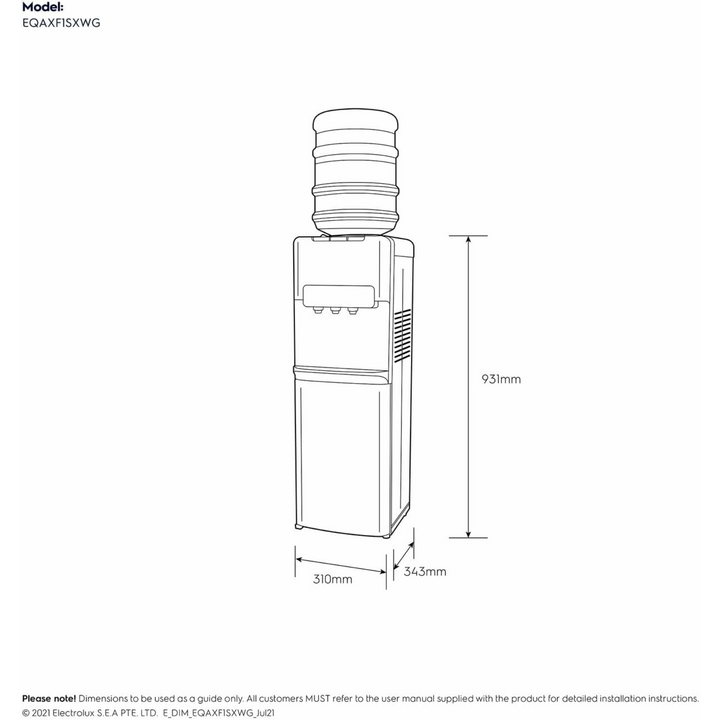 Sda Electrolux Water Dispenser