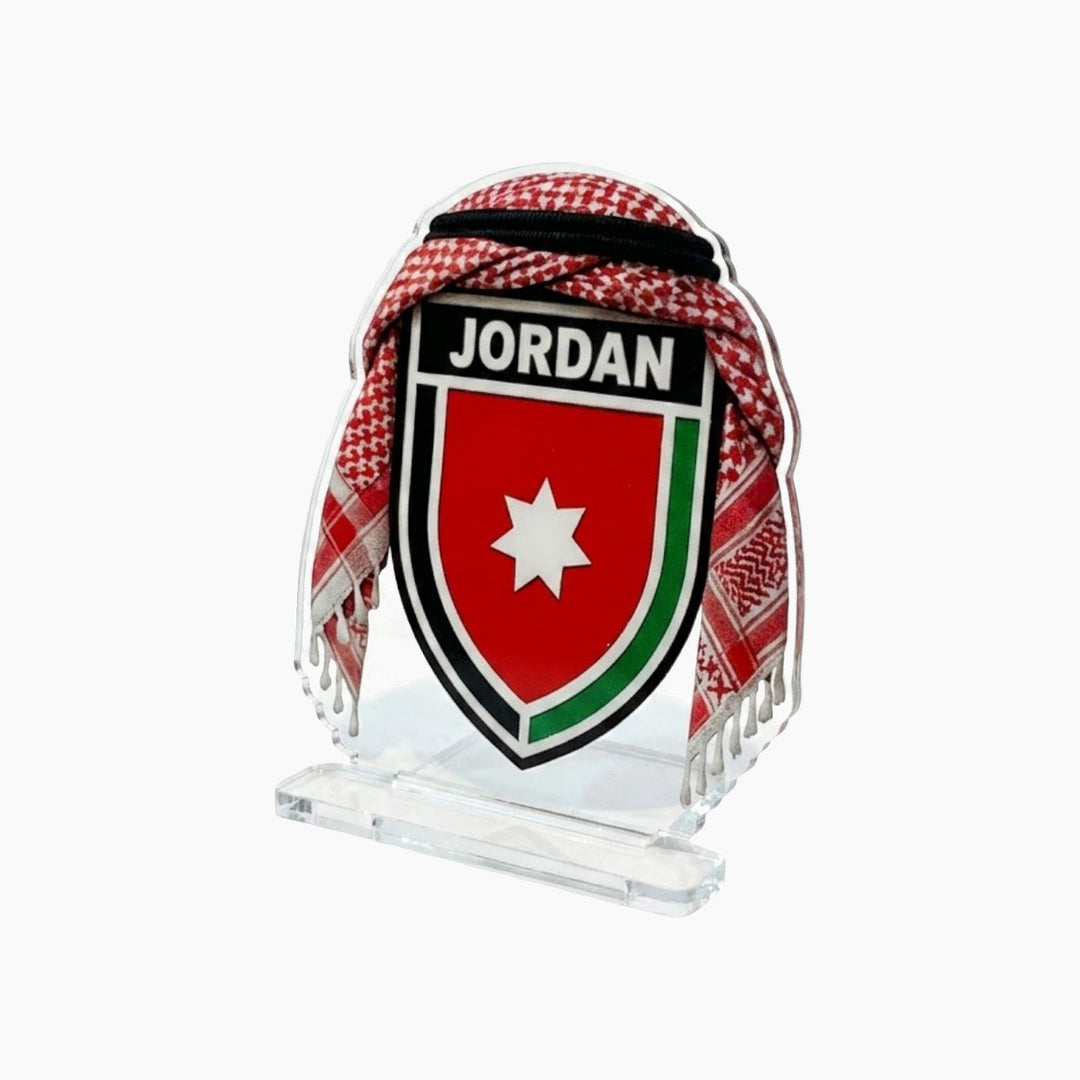 Al Nashama Jordan Shield desk stand for organizing and showcasing items