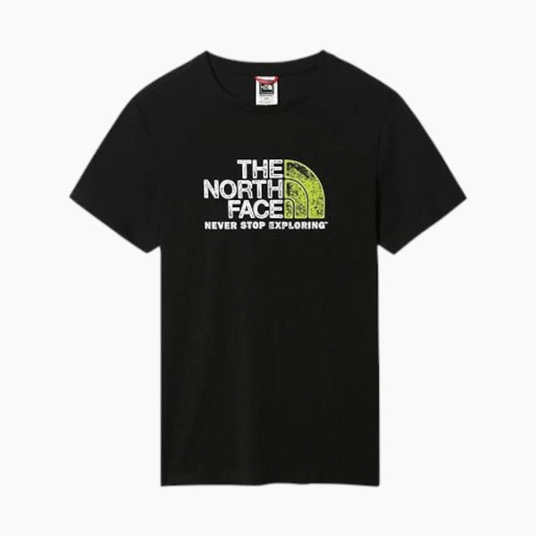 قميص الرجال من The North Face بأكمام قصيرة باللون الأحمر 2