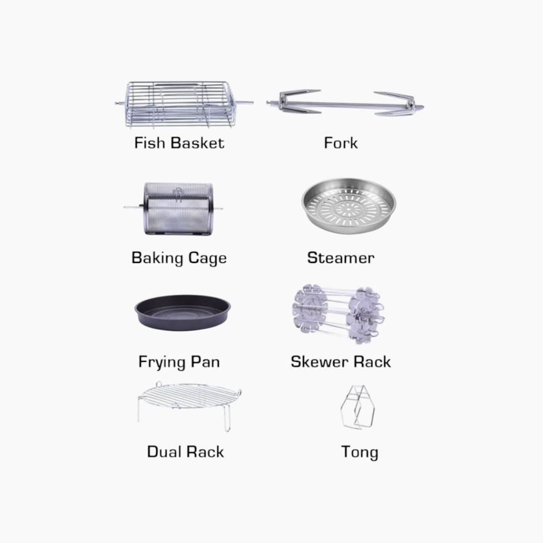 Arshia Black Air Fryer