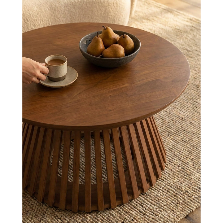 Torre Coffee Table Wooden Walnut 1