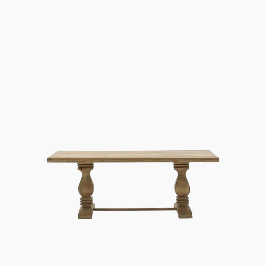 Inart Natural Wood Dining Table