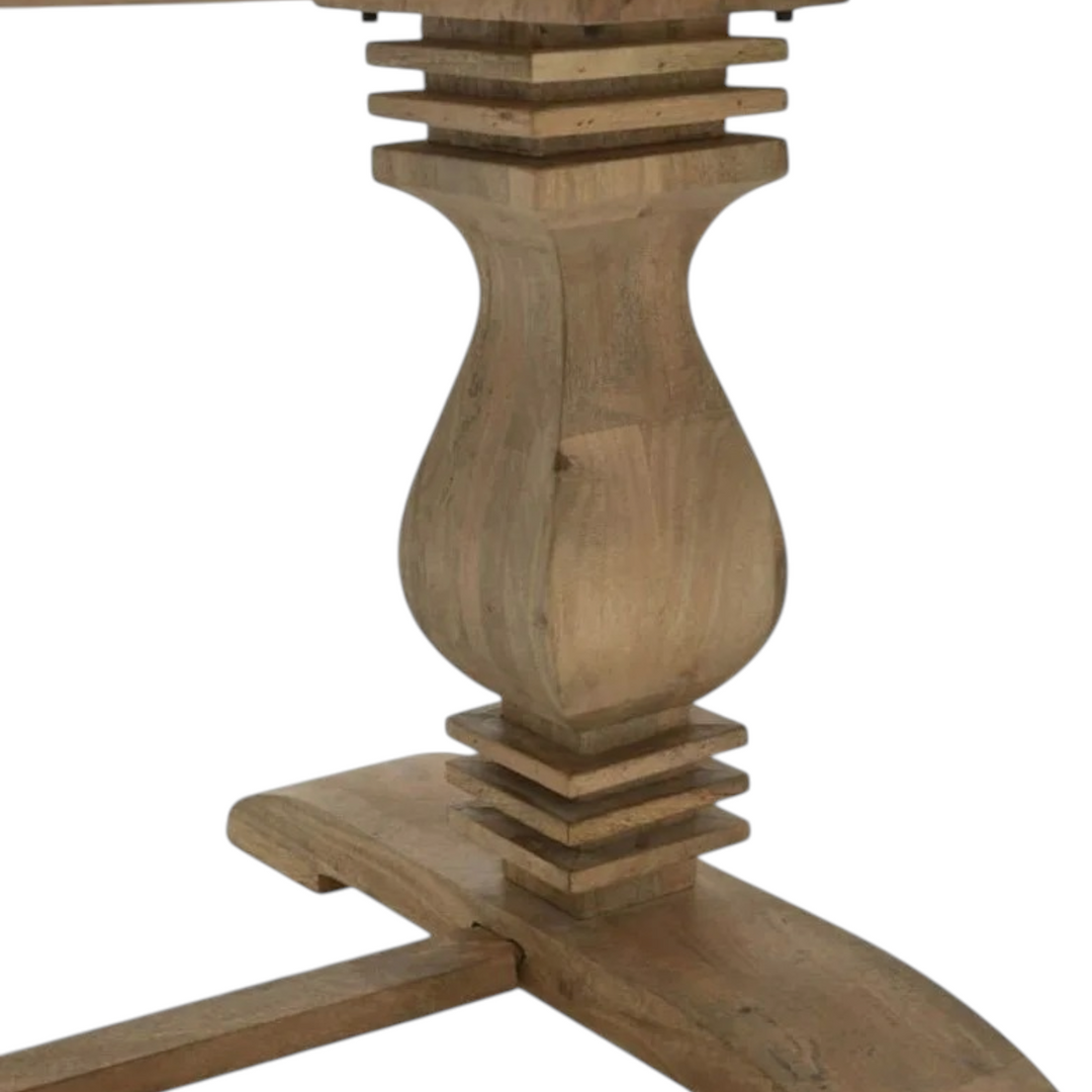 Inart Natural Wood Dining Table