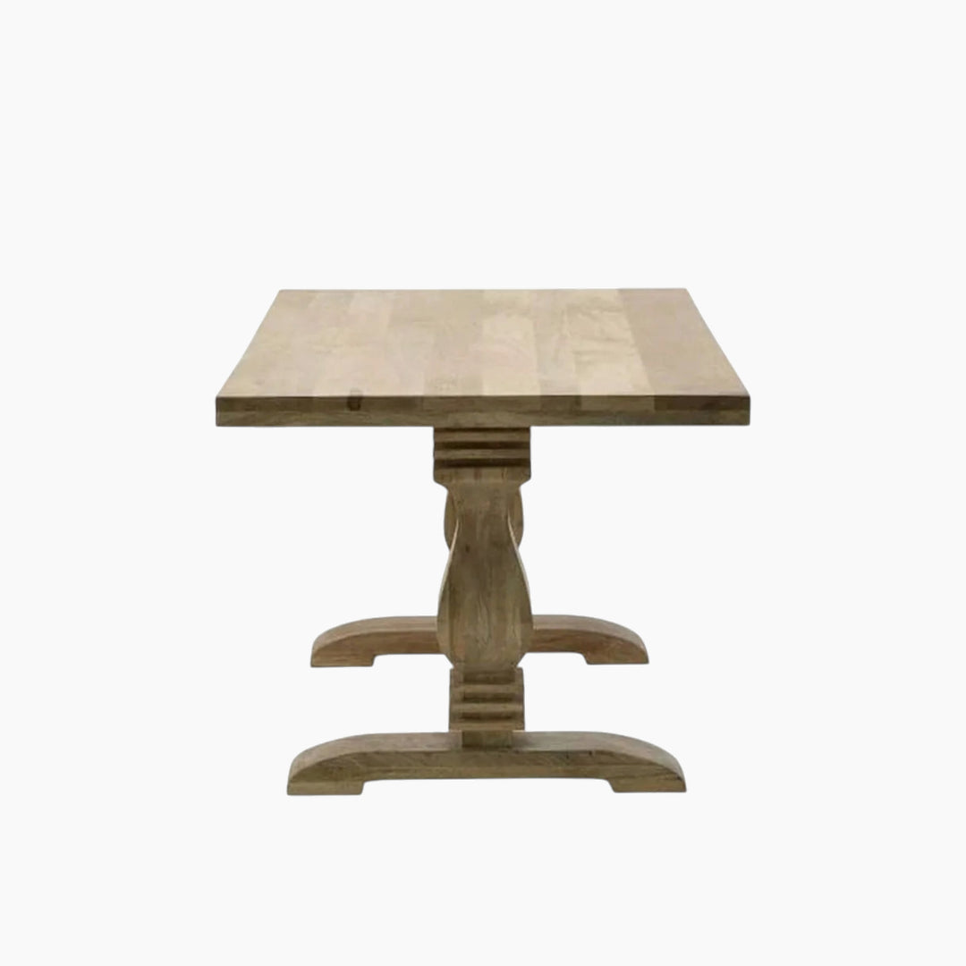 Inart Natural Wood Dining Table