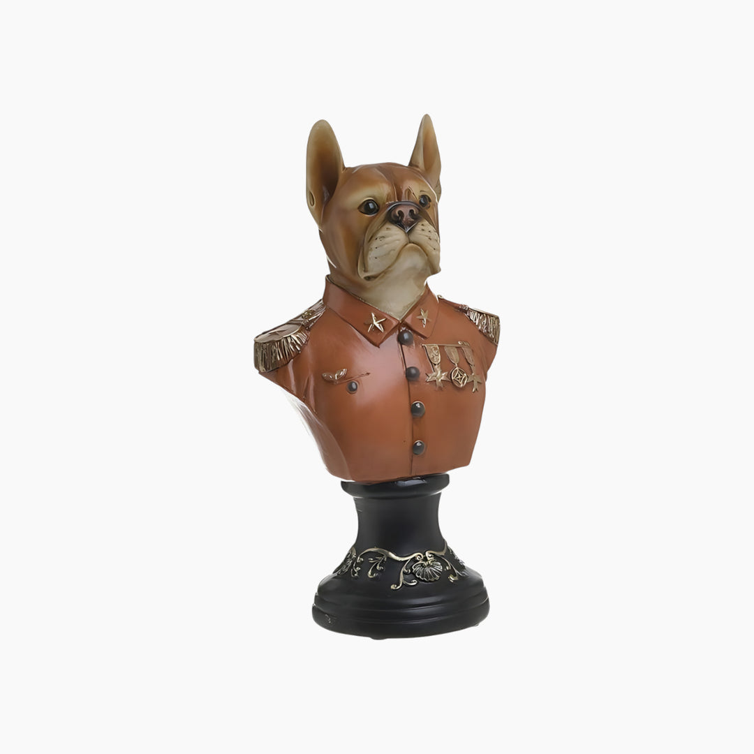 Inart Half Brown Dog