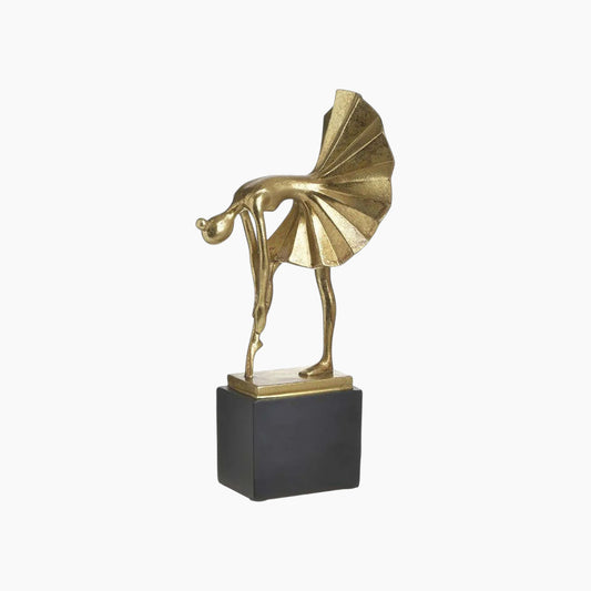 Resin Bowing Ballet Dancer Figurine