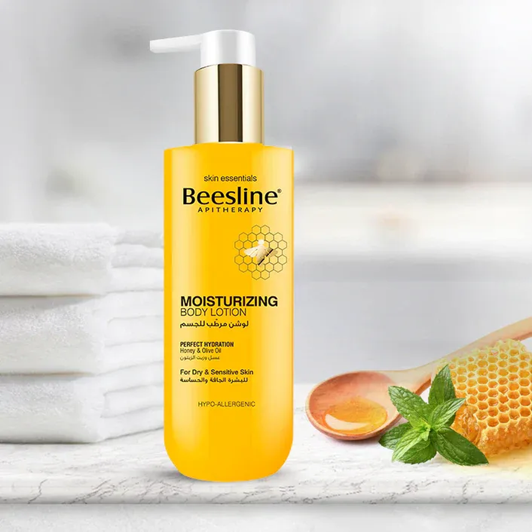 Beesline Moisturizing Body Lotion 400 mL with Honey and Olive Oil