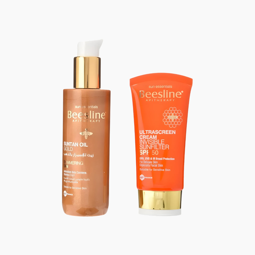 Beesline Suntan Oil + 30Ml Invisible Spf50