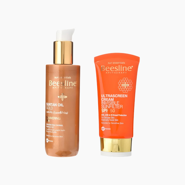 Beesline Suntan Oil + 30Ml Invisible Spf50