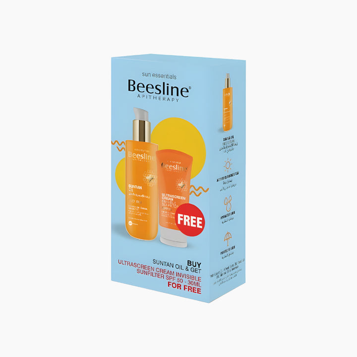 Beesline Suntan Oil + 30Ml Invisible Spf50