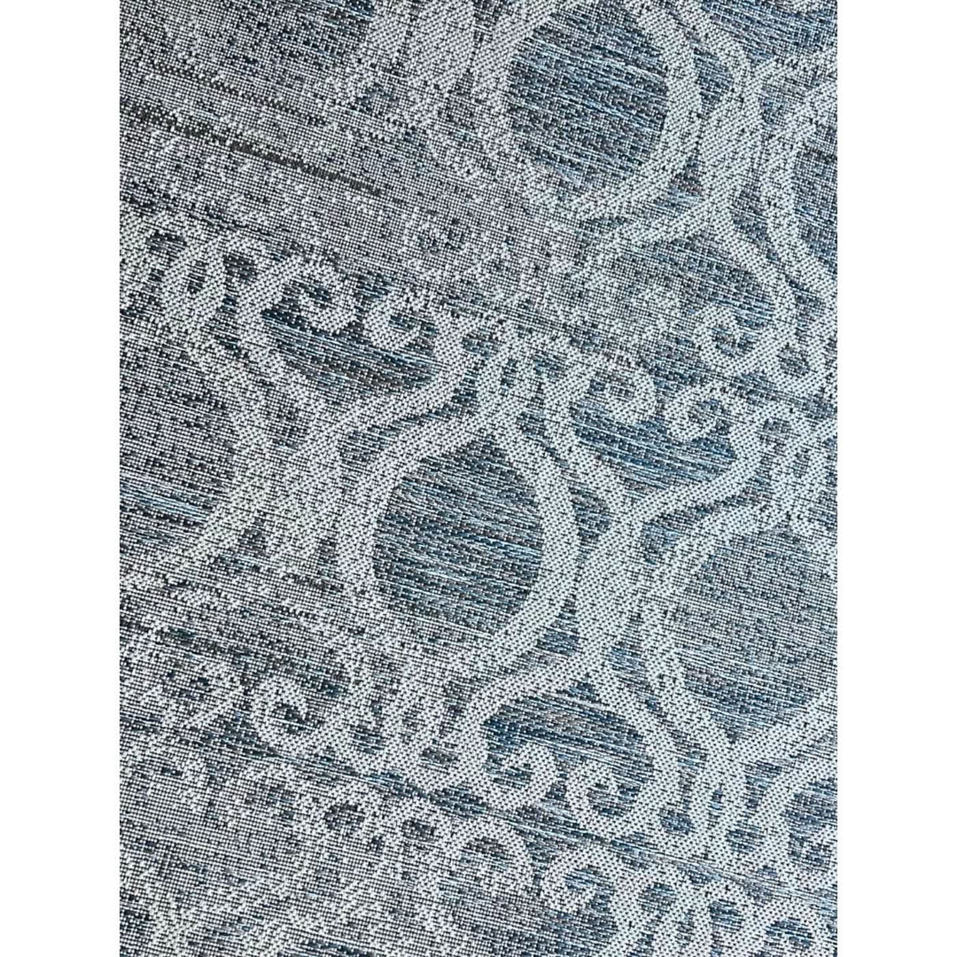 Spazio Home Classic Blue Medallion Rug - HUNA