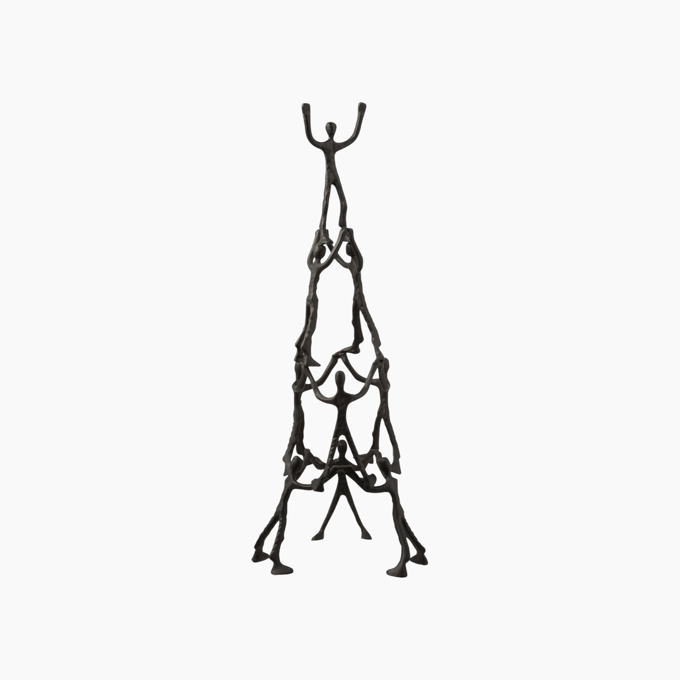 Deco Crush 9 people pyramid sculptue