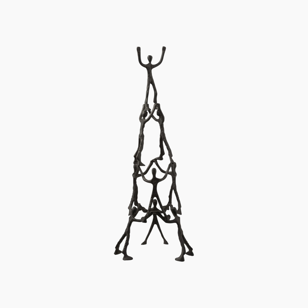 9 people pyramid sculptue - HUNA