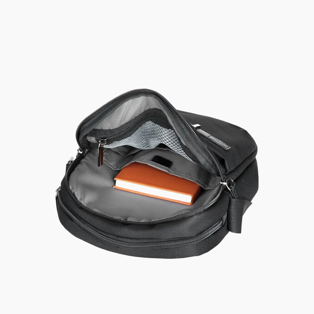 American Tourister Nobleton Vertical Shoulder Bag As Black