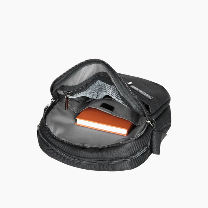 American Tourister Nobleton Vertical Shoulder Bag As Black