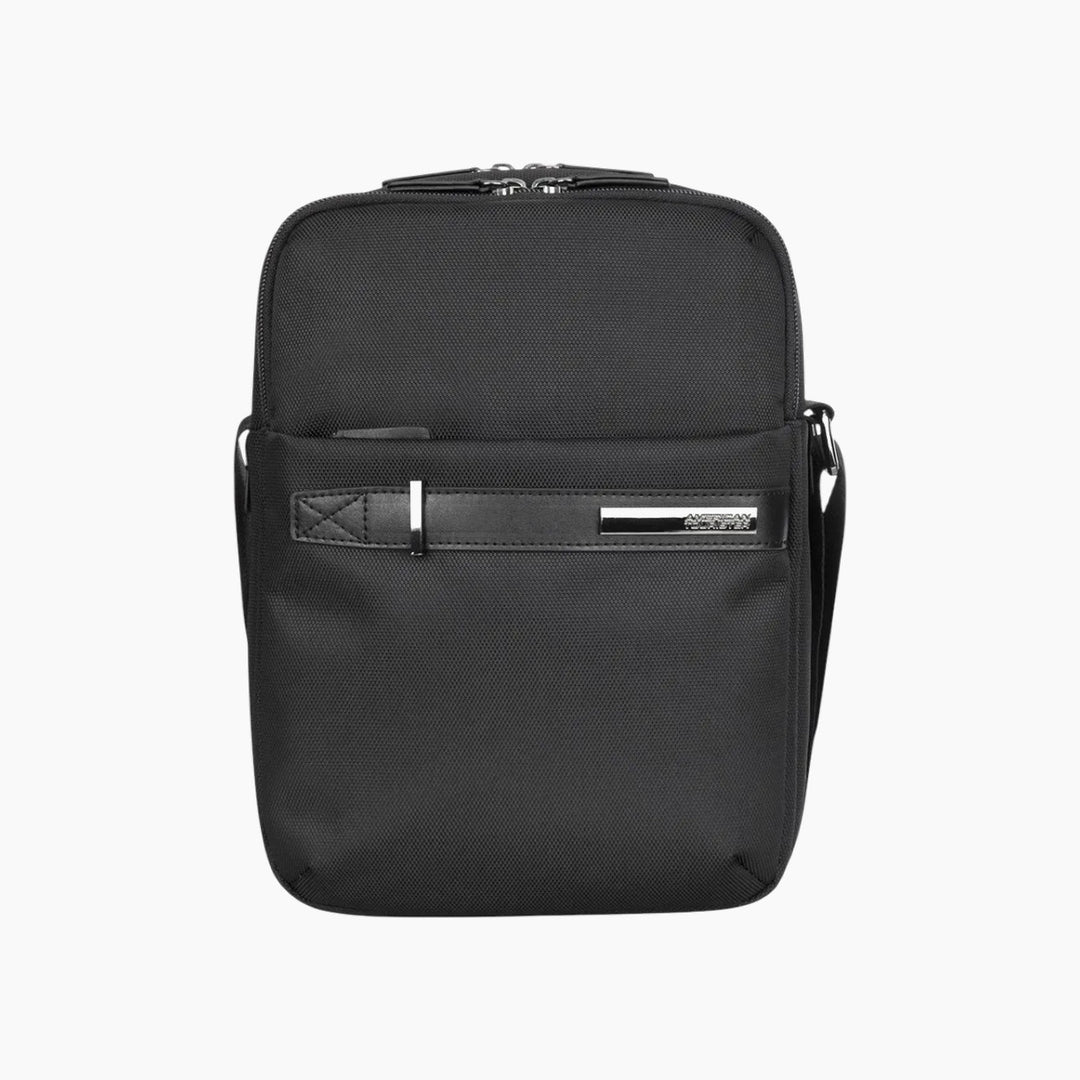 American Tourister Nobleton Vertical Shoulder Bag As Black