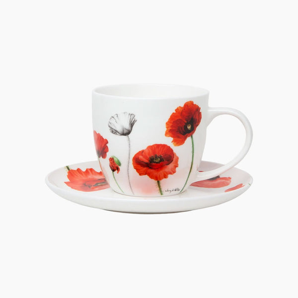 A.S Tea Cup & Saucer Set of 6 Pieces