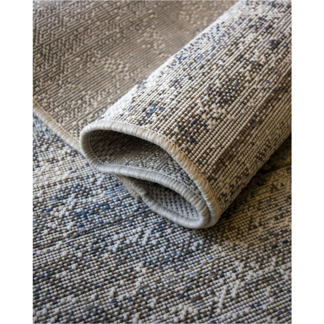 Spazio Home Classic Blue Medallion Rug - HUNA