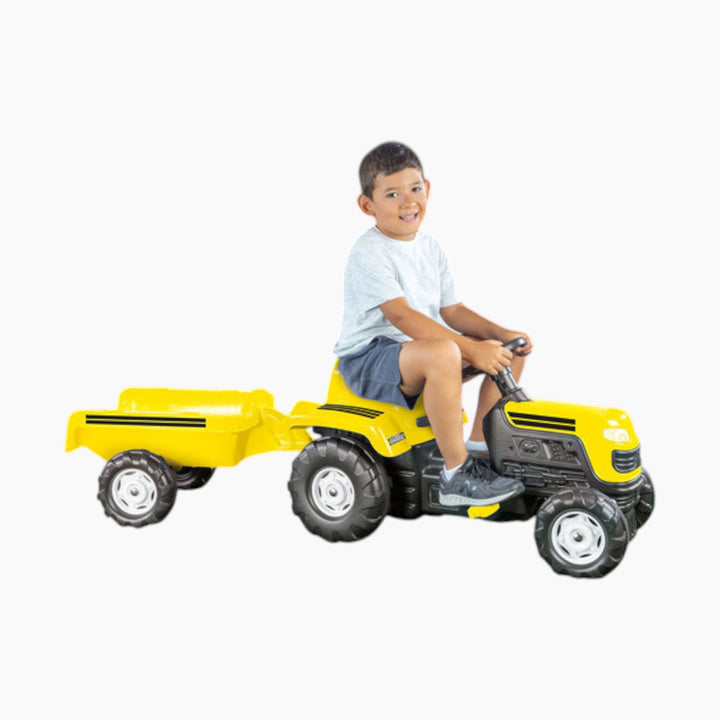Dolu Ranchero Tractor Pedal Operated Ride-On Toy - HUNA