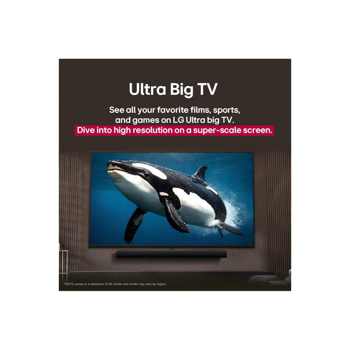 LG 55 Inch Uhd AI Ua85 4k Smart TV AI Magic