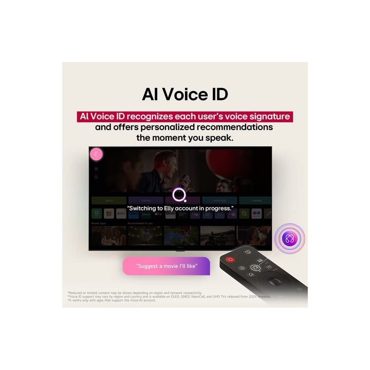 LG 55 Inch Uhd AI Ua85 4k Smart TV AI Magic