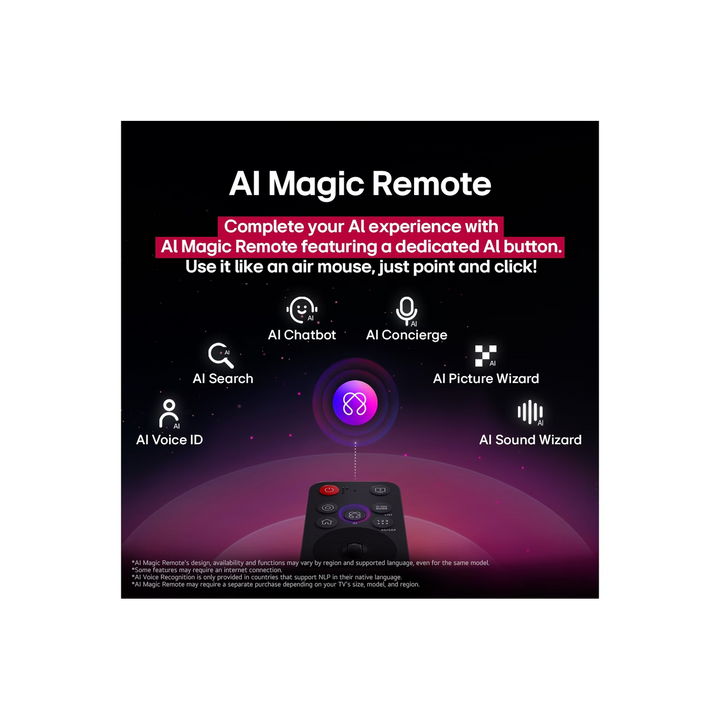 LG 55 Inch Uhd AI Ua85 4k Smart TV AI Magic