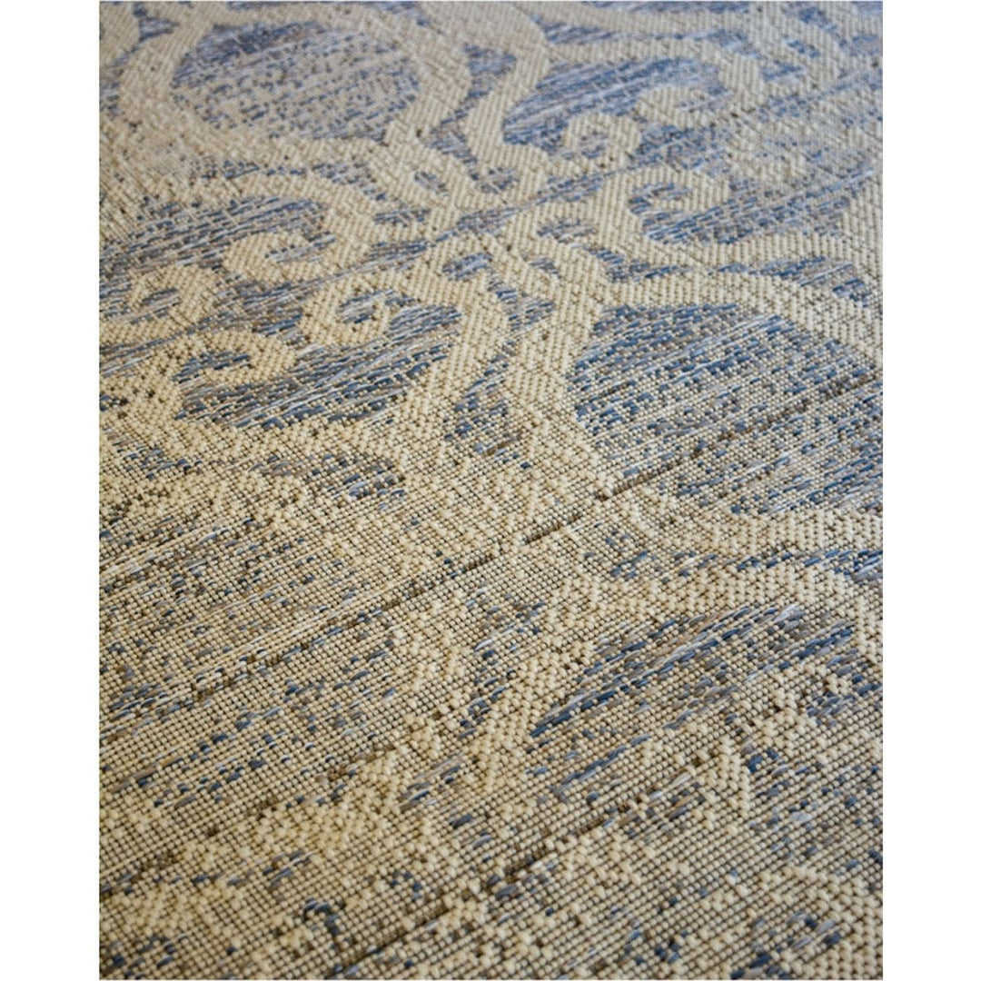 Spazio Home Classic Blue Medallion Rug - HUNA