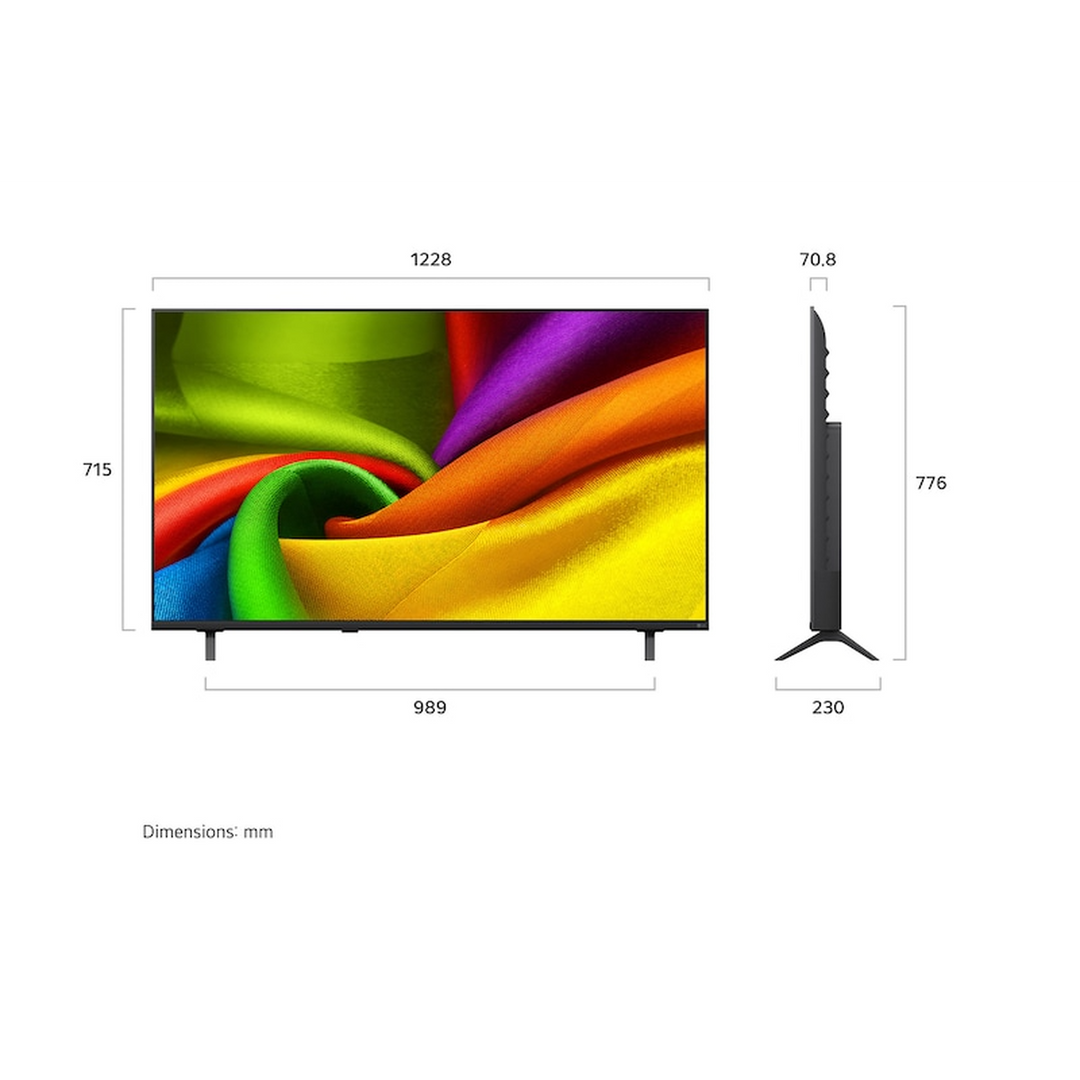 LG 55 inch NANO 4K UHD AI NU84 Smart TV 2026