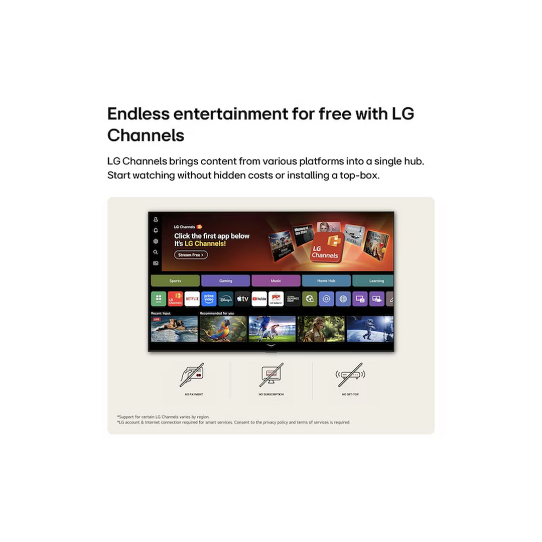 LG 55 inch NANO 4K UHD AI NU84 Smart TV 2026