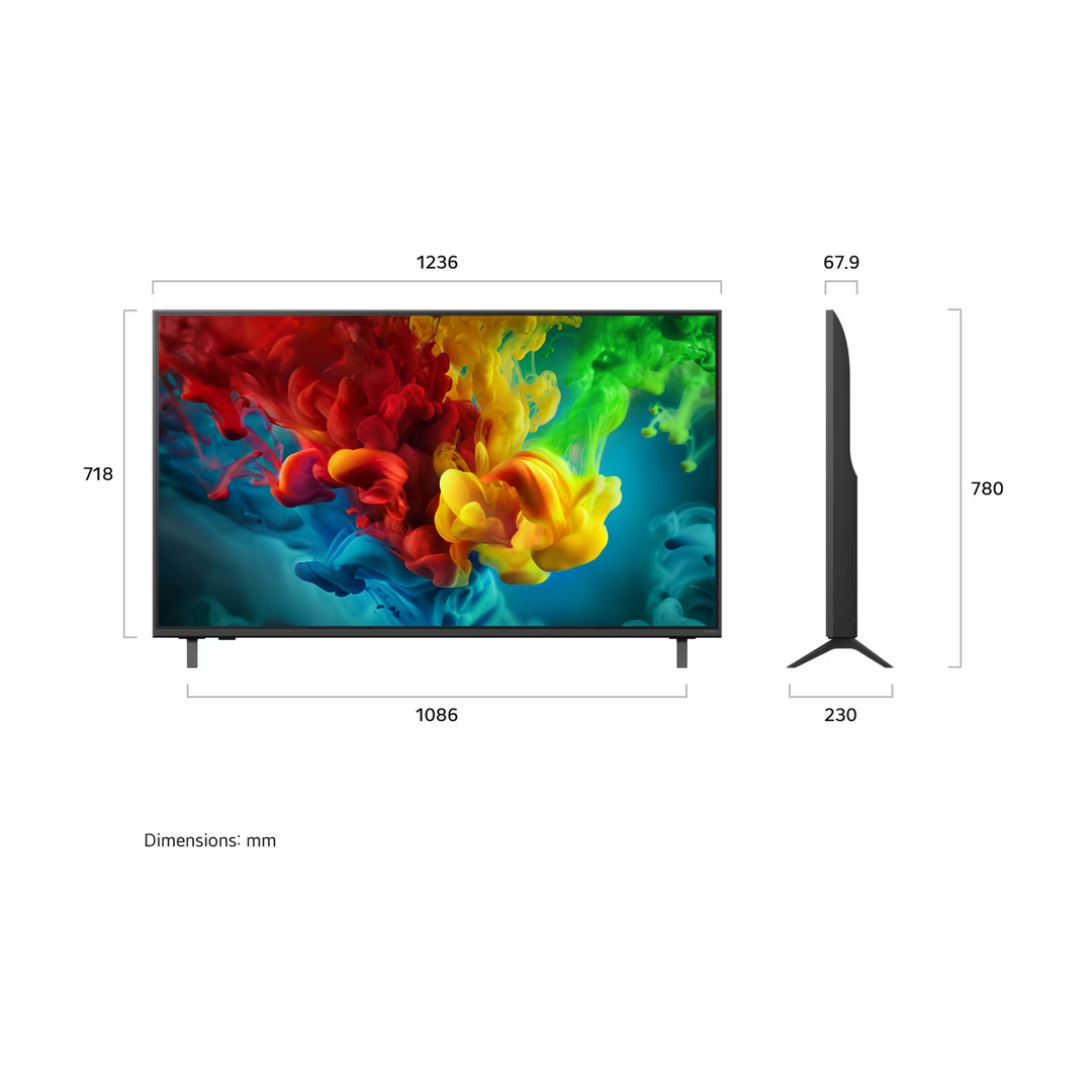 LG  55 inch QNED evo AI Mini LED 4K Smart TV 2026