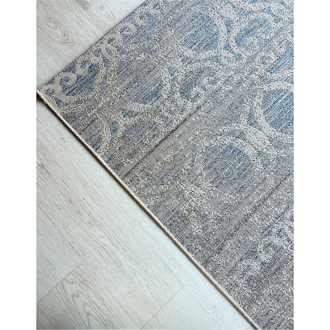 Spazio Home Classic Blue Medallion Rug - HUNA
