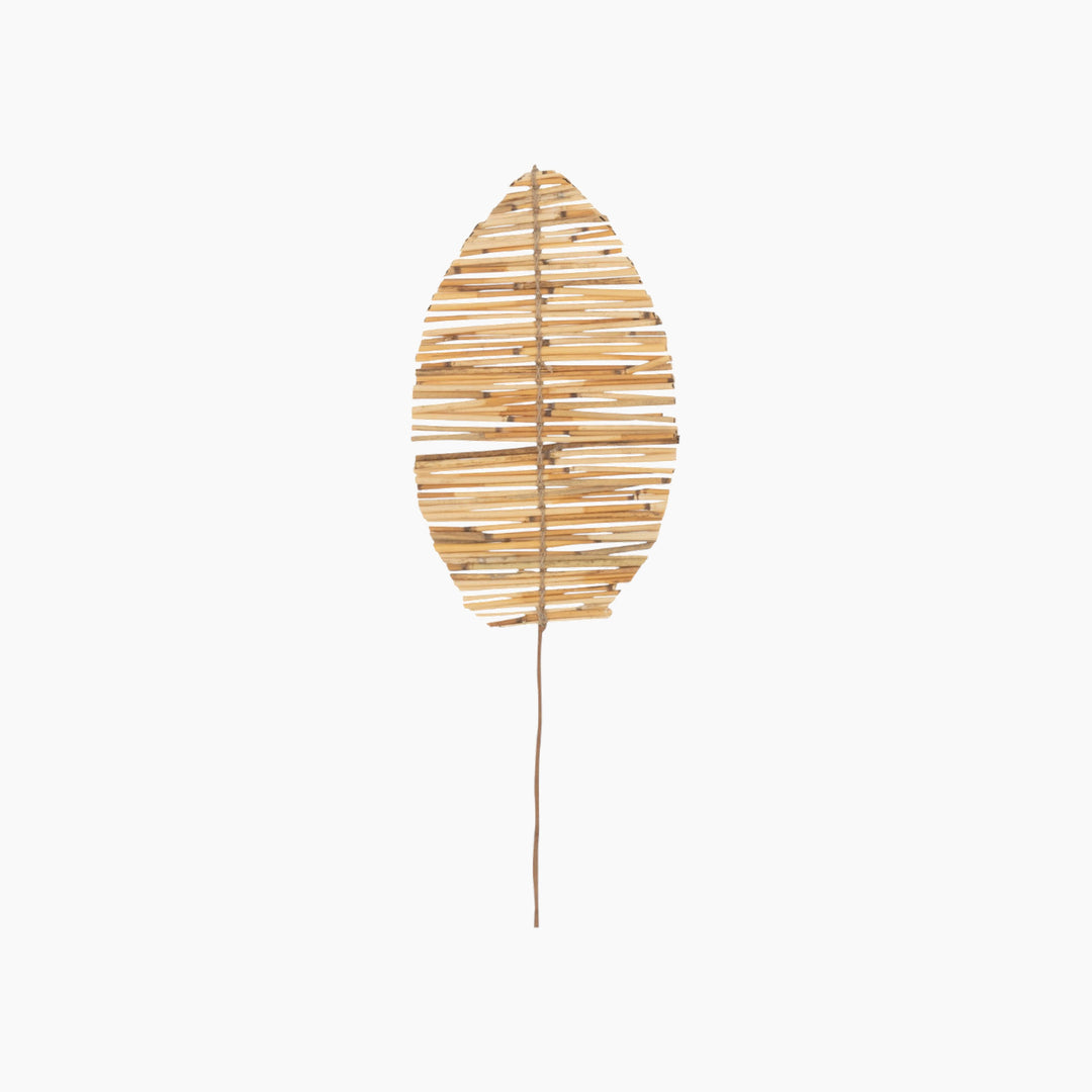 Boho leaf branch natural wood decor