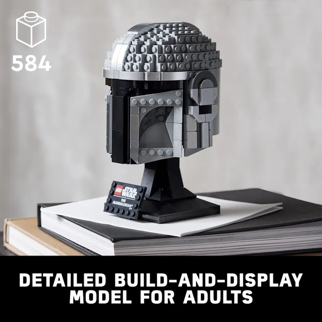 LEGO The Mandalorian Helmet 584-piece construction set