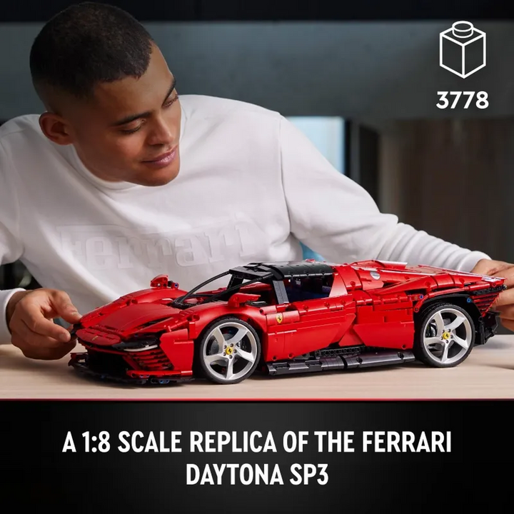 Lego Technic 1:8 scale Ferrari Daytona SP3 construction set